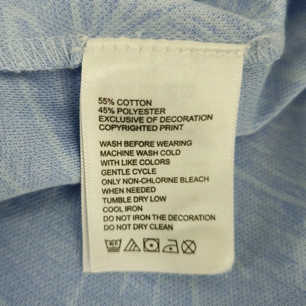 Tommy Bahama Men's Size Small Big Sky Blue Polo Luxury Travel Vacation Beach - Picture 8 of 8